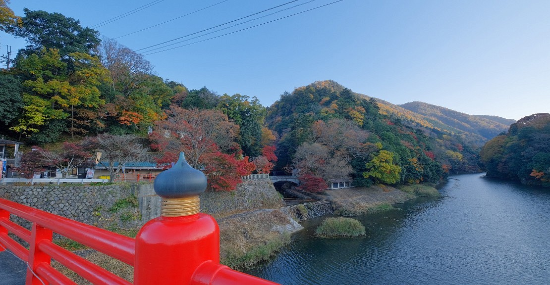 永源寺旦度橋からの風景