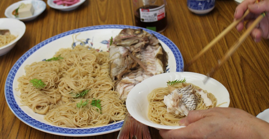 料理教室・鯛そうめん