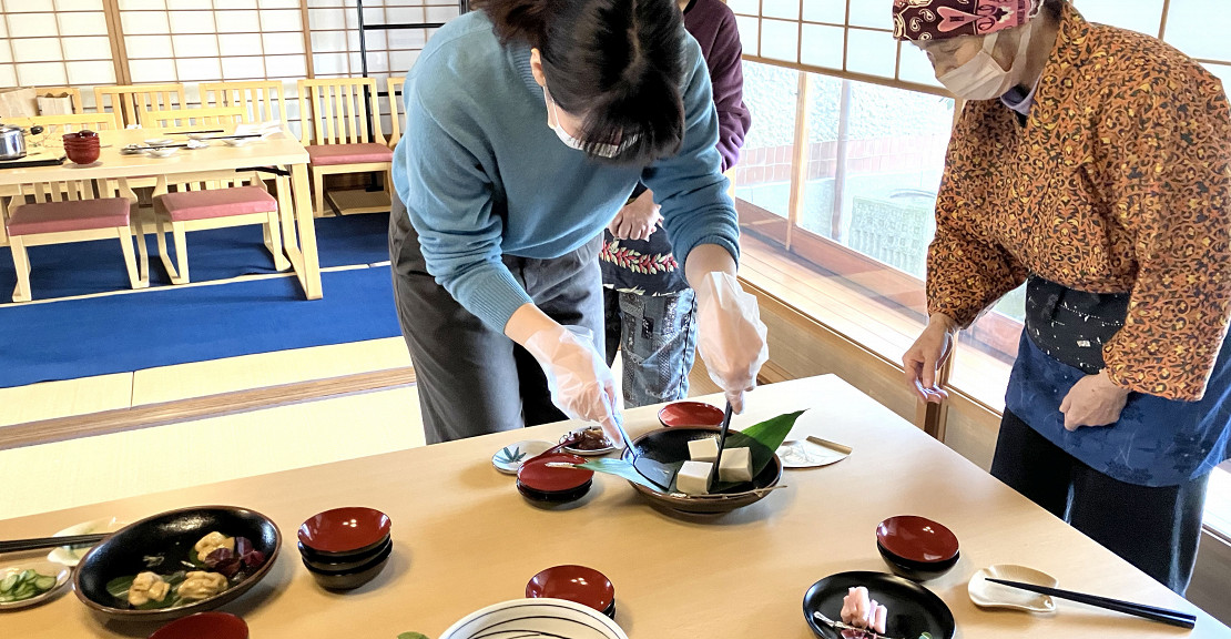 盛り付け体験