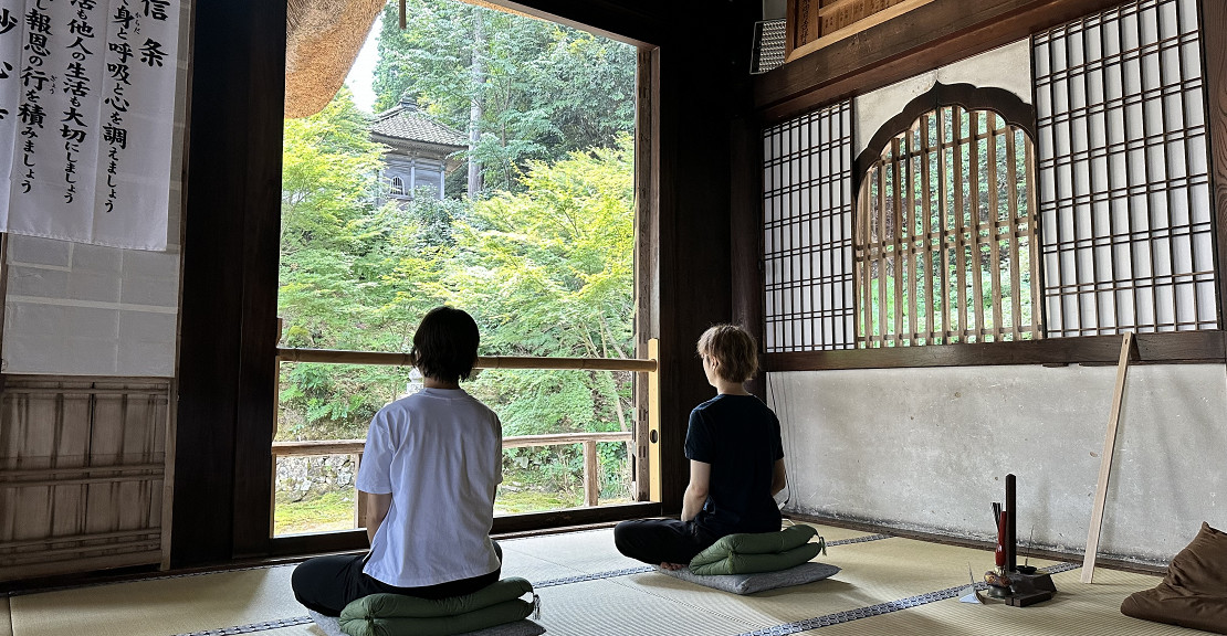 自然を感じる禅でのあなただけの特別な体験・・・