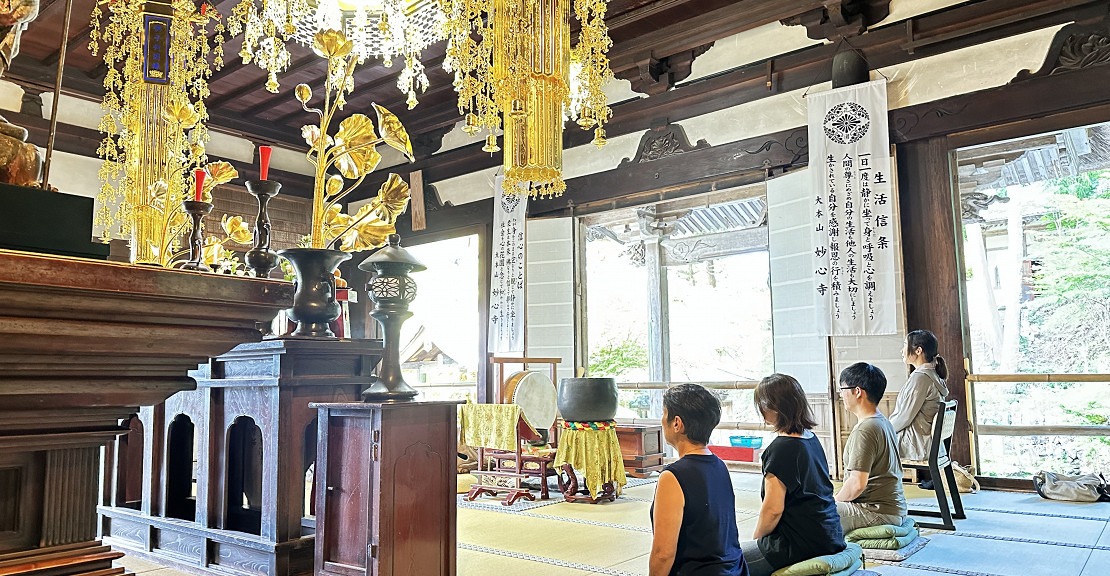 瓦屋禅寺　座禅3